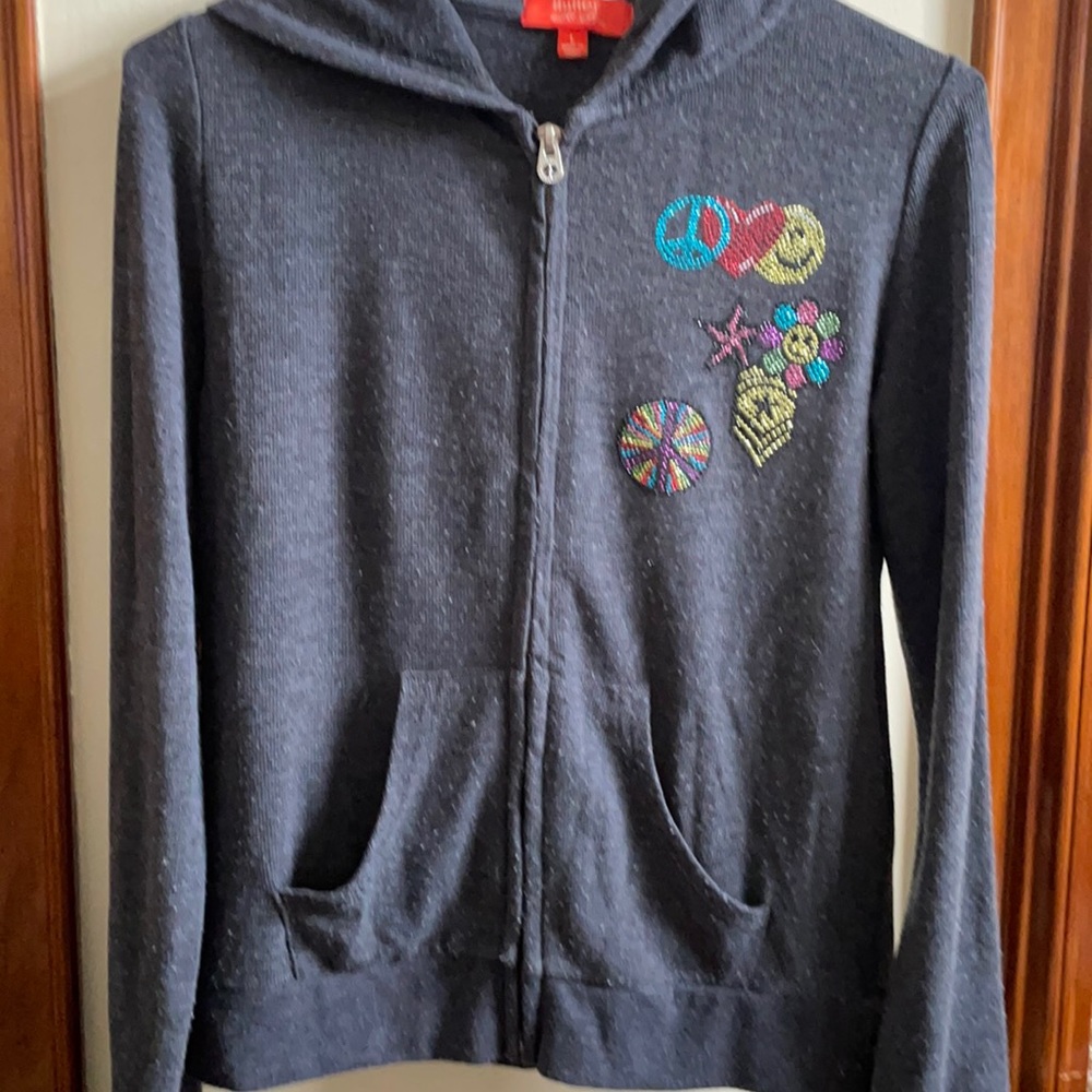 Girls Butter zip up sweatshirt